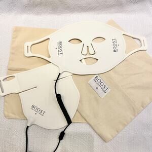 Boost Light Salon Red Light Therapy Mask and Bib for neck and chest